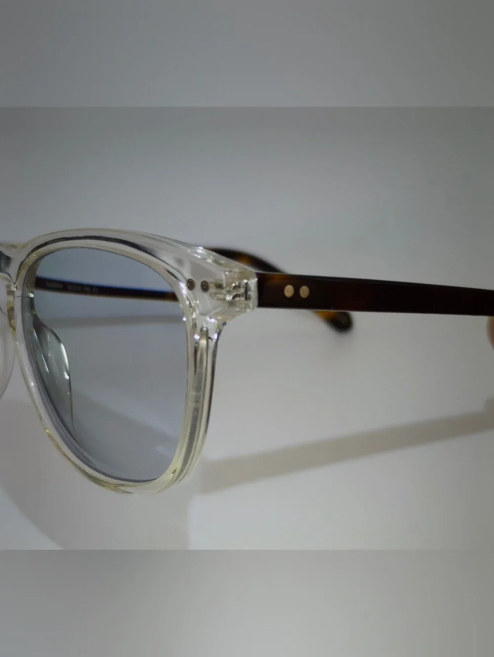 RFLKT. Illusion. Clear Square Eyewear Tortoise Temples. Well Made Frame.